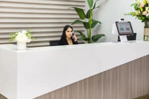 nurse's desk at sherwood oaks
