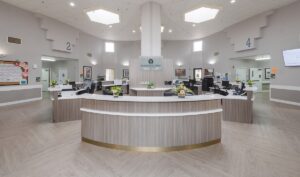 sherwood front desk and lobby